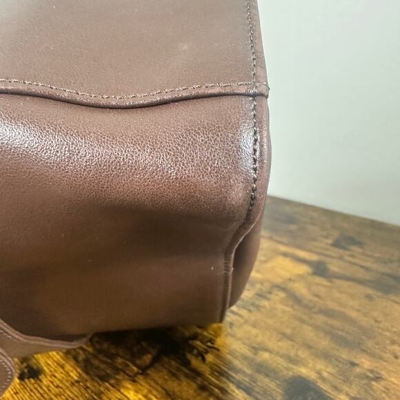Vintage Chloe Brown Leather Sling Bag Backpack Authentic - Picture 13 of 16